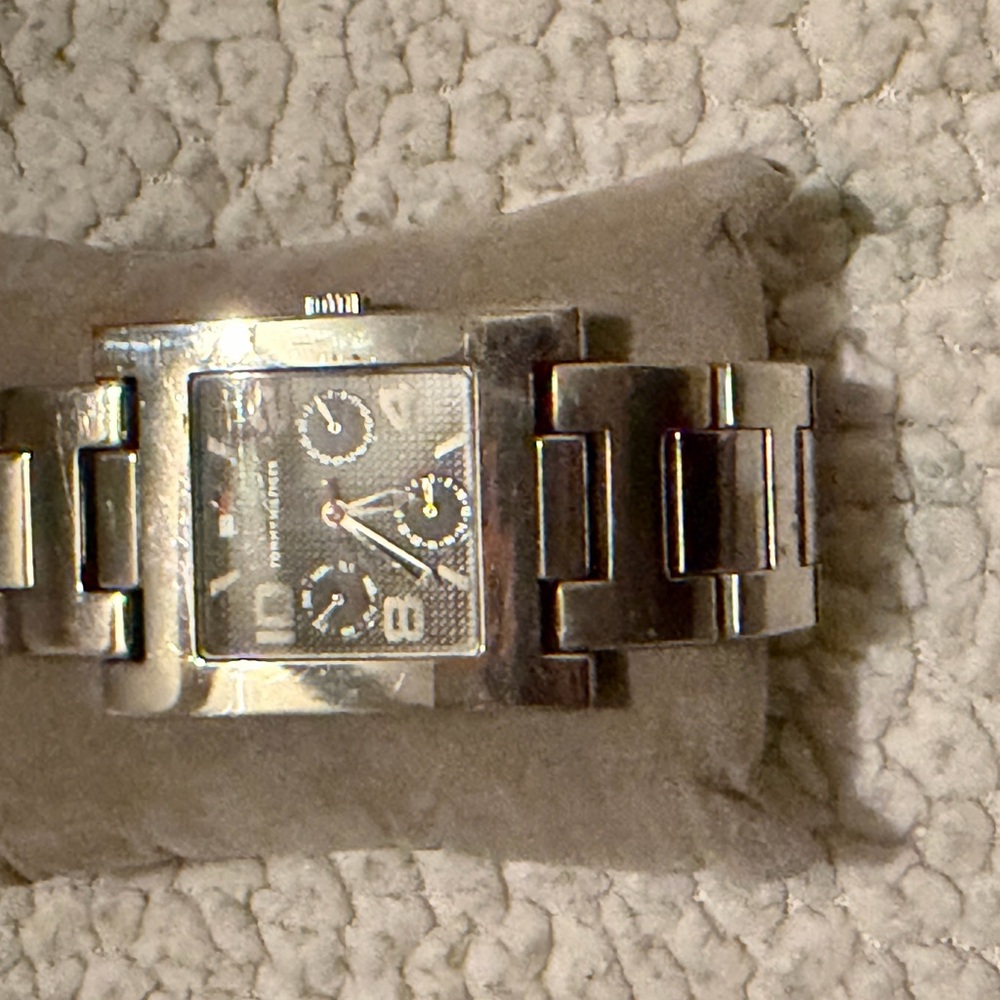 Tommy Hilfiger Silver Rectangular Watch - image 1